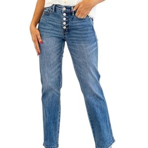 Judy Blue Women's Straight Leg Jeans - Size 9